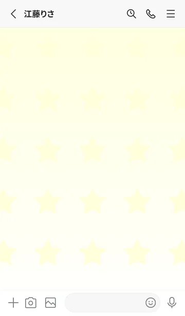 [LINE着せ替え] パステルイエロー☆ホワイト/TKCJの画像2