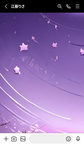 [LINE着せ替え] 月光夜桜#BaE226。の画像2