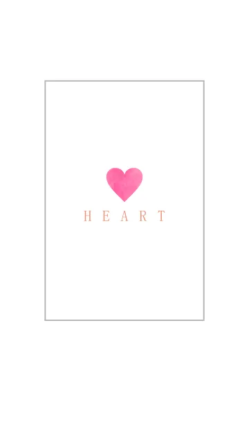 watercolor pink-HEART 13の着せ替えメイン画像