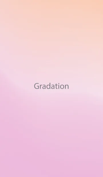 [LINE着せ替え] gradation ORANGE&PINK 54の画像1