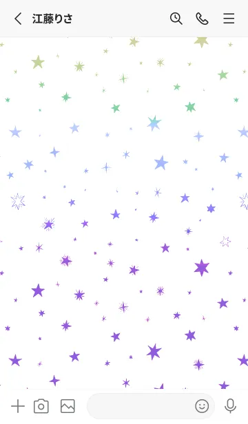 [LINE着せ替え] ミニ スターズ _92の画像2