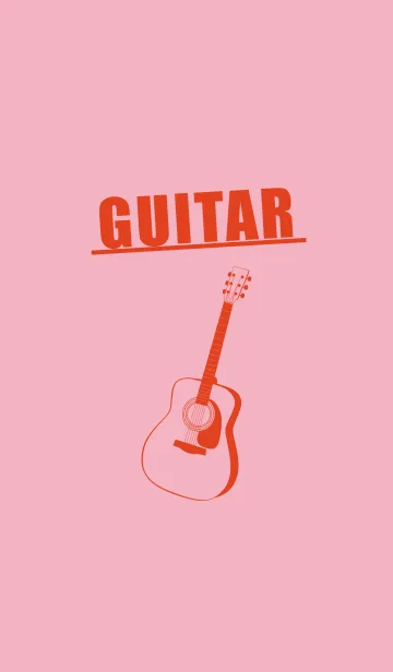 [LINE着せ替え] GUITAR COLOR 鴇色の画像1