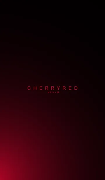 [LINE着せ替え] CHERRYREDLIGHT -MEKYM-の画像1