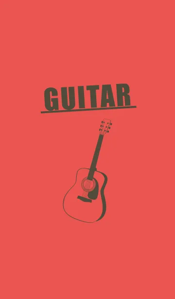 [LINE着せ替え] GUITAR COLOR ポピーレッドの画像1