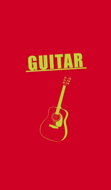 [LINE着せ替え] GUITAR COLOR チェリーレッドの画像1