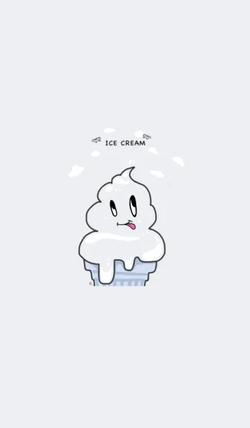 [LINE着せ替え] white story / ice cream..の画像1