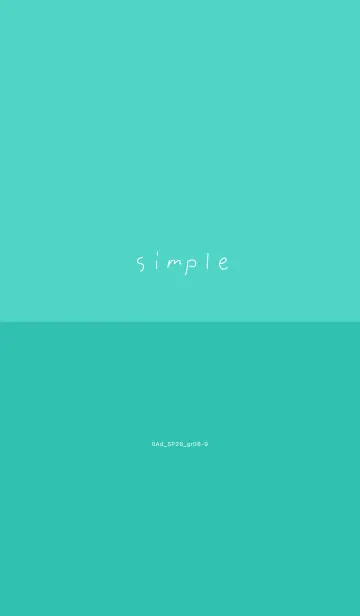 [LINE着せ替え] 0Ad_26_グリーン8-9の画像1