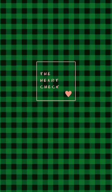 [LINE着せ替え] ザ ハート チェック 3の画像1