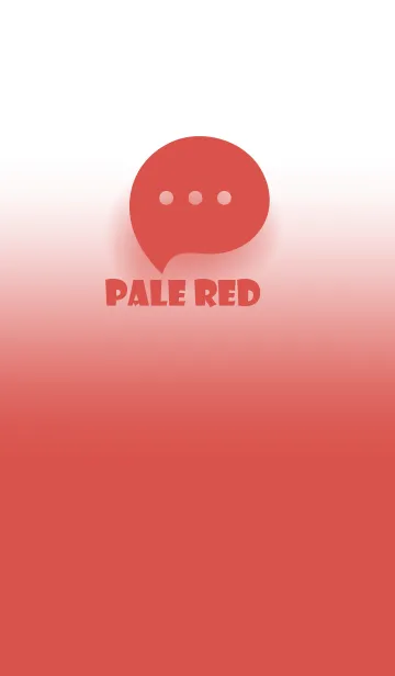 [LINE着せ替え] Pale Red & White Theme V.3 (JP)の画像1