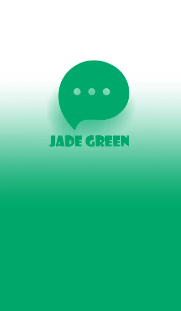 [LINE着せ替え] Jade Green & White Theme V.3 (JP)の画像1