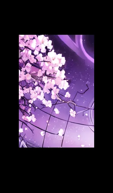 [LINE着せ替え] 月光夜桜#CB016。の画像1