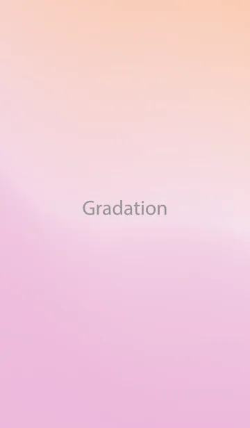 [LINE着せ替え] gradation ORANGE&PINK 55の画像1