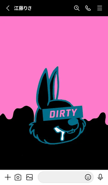 [LINE着せ替え] ダーティ ラビット 146の画像2