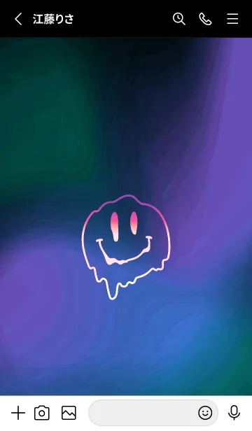[LINE着せ替え] サイケデリック スマイル _7の画像2