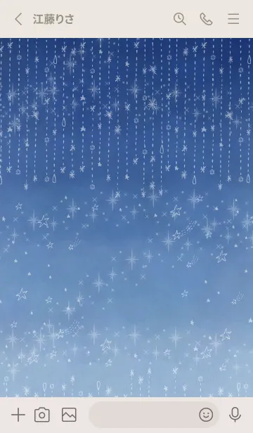 [LINE着せ替え] 星キラキラ19の画像2