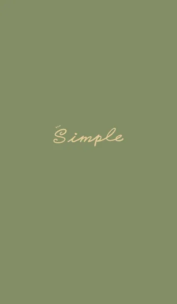 [LINE着せ替え] Simple Color J-Matcha Green (Be5)の画像1