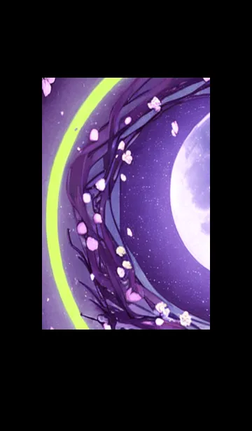 [LINE着せ替え] 月光夜桜#CC04。の画像1