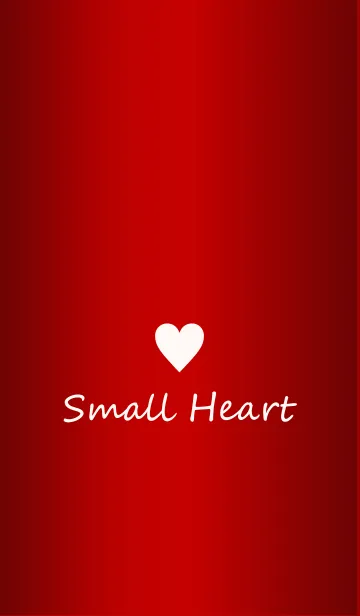 [LINE着せ替え] Small Heart *GlossyRed 14*の画像1