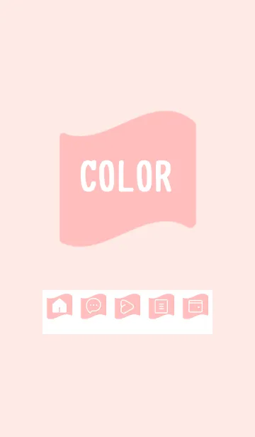 [LINE着せ替え] pink color P17の画像1