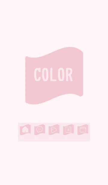 [LINE着せ替え] pink color P20の画像1