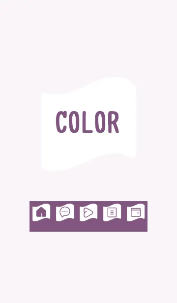 [LINE着せ替え] purple color P18の画像1