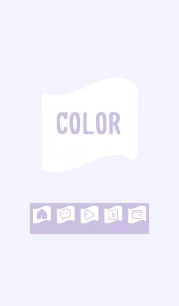 [LINE着せ替え] purple color P19の画像1