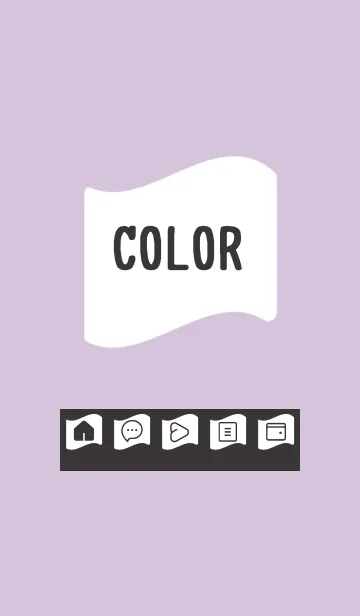 [LINE着せ替え] purple color P20の画像1