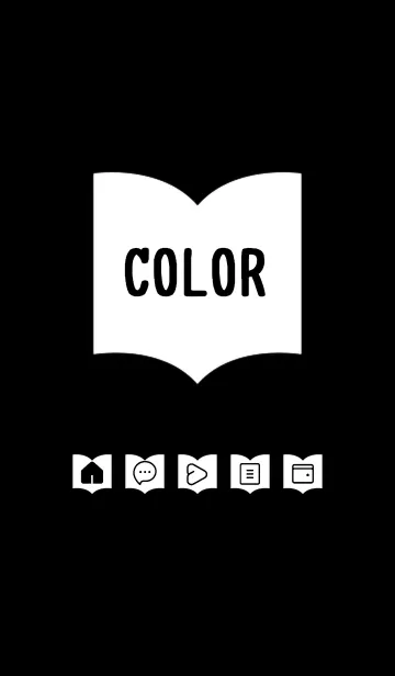 [LINE着せ替え] bw color Q20の画像1