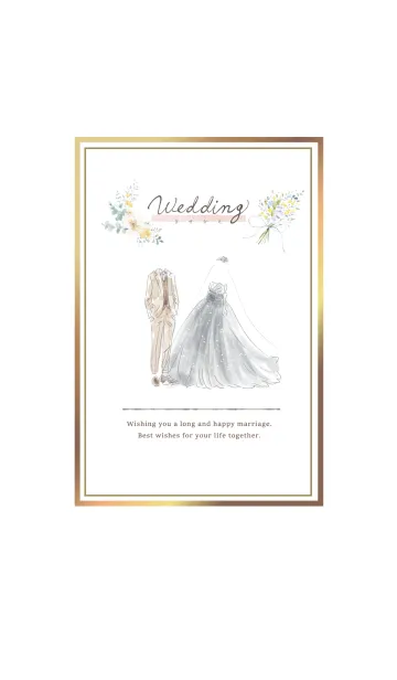 [LINE着せ替え] Wedding きせかえの画像1