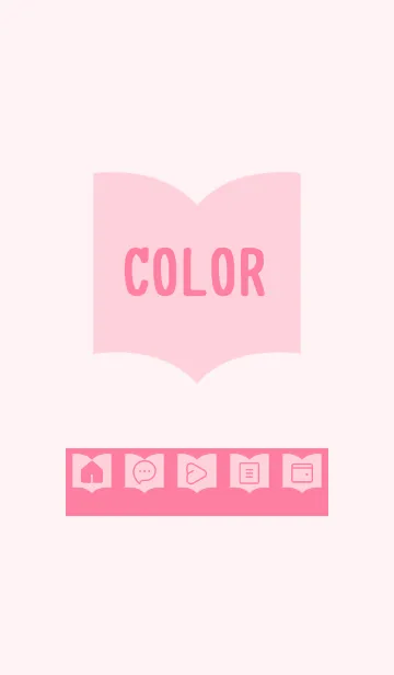 [LINE着せ替え] pink color Q18の画像1