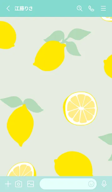 [LINE着せ替え] レモン、レモン、レモンの画像2