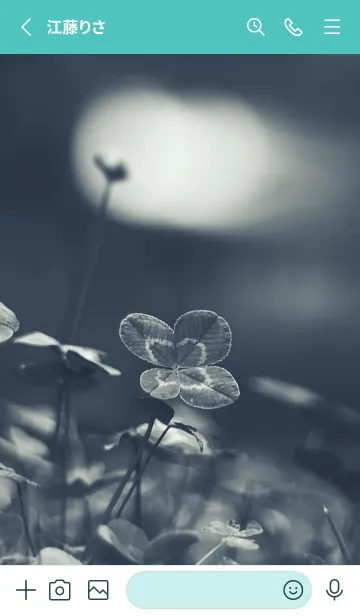 [LINE着せ替え] 四つ葉のクローバー Vintage Lens #5-3の画像2