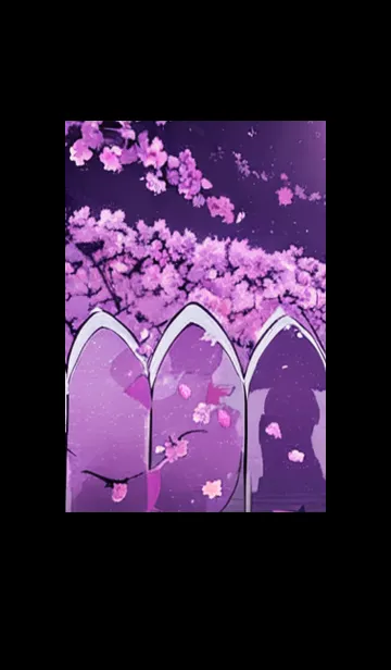 [LINE着せ替え] 月光夜桜#CC012。の画像1