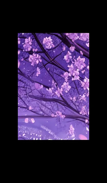 [LINE着せ替え] 月光夜桜#CC011。の画像1