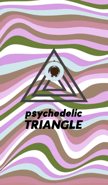 [LINE着せ替え] サイケデリック トライアングル 169の画像1