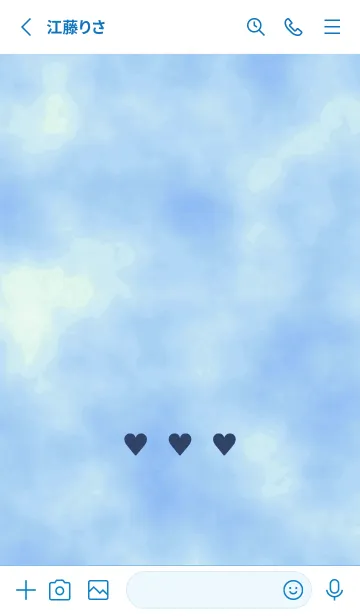 [LINE着せ替え] ♥♥♥72の画像2