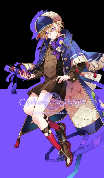 [LINE着せ替え] Clock over ORQUESTA 栗花落 四麻ver.の画像1