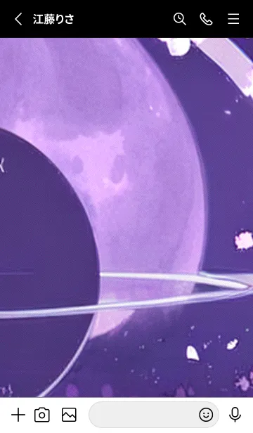 [LINE着せ替え] 月光夜桜#CD06。の画像2