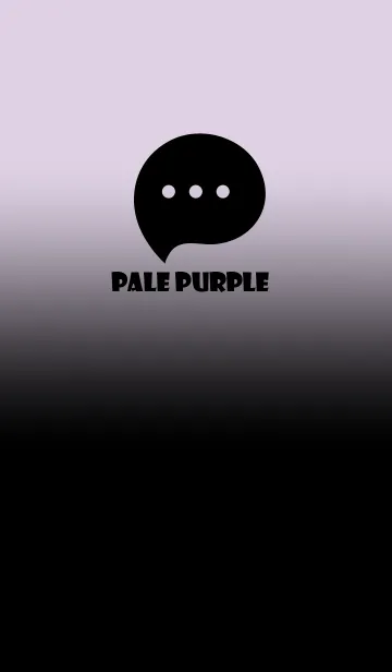 [LINE着せ替え] Black & Pale Purple Theme V3 (JP)の画像1