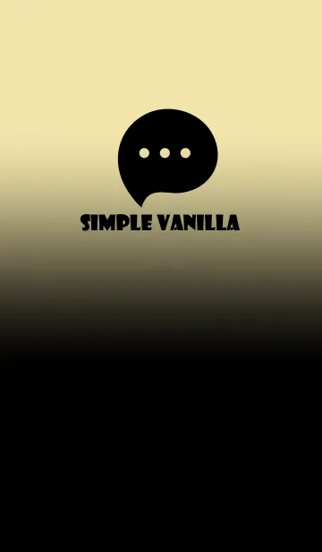 [LINE着せ替え] Black & Vanilla Theme V3 (JP)の画像1