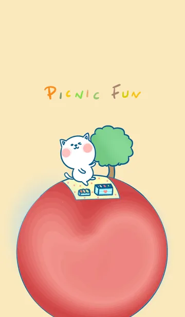 [LINE着せ替え] Picnic fun J-yellow (Be3)の画像1