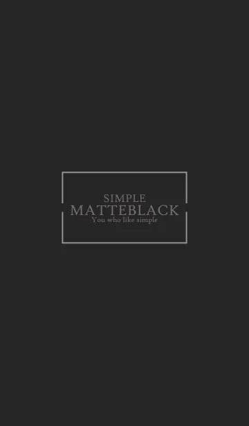 [LINE着せ替え] MATTE BLACK-SIMPLE 11の画像1