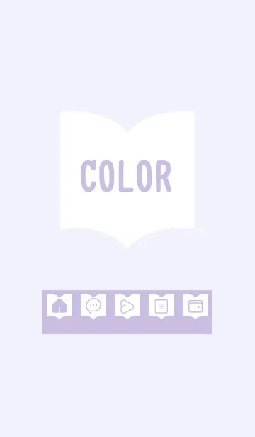 [LINE着せ替え] purple color Q19の画像1