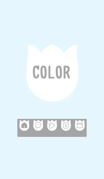 [LINE着せ替え] blue color R19の画像1