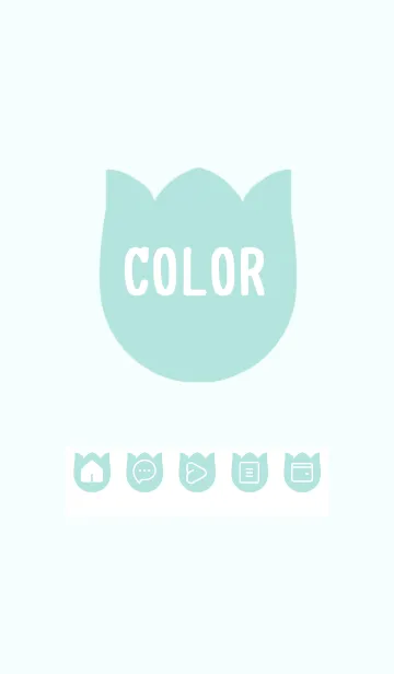 [LINE着せ替え] green color R38の画像1