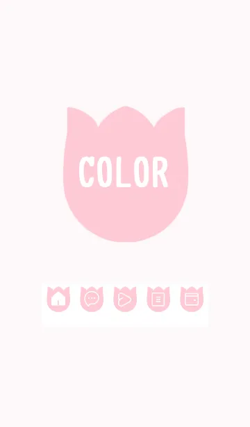 [LINE着せ替え] pink color R19の画像1
