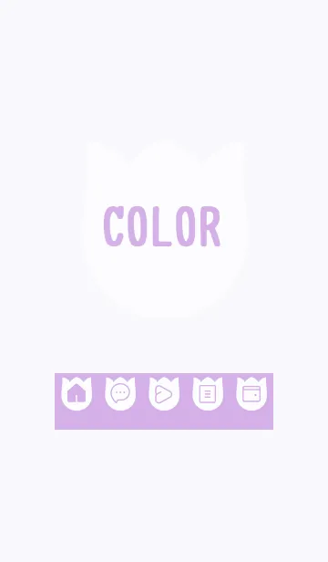 [LINE着せ替え] purple color R17の画像1