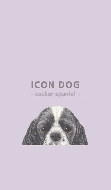 [LINE着せ替え] ICON DOG - コッカー - PASTEL PL/02の画像1