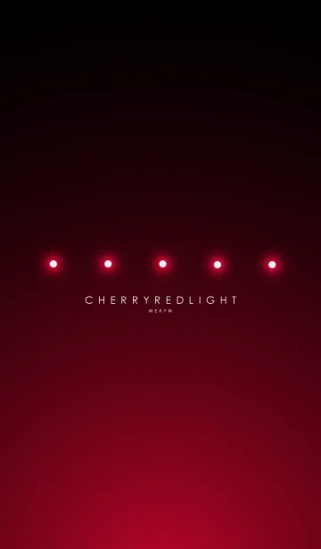 [LINE着せ替え] CHERRY RED LIGHT. -MEKYM-の画像1