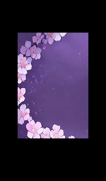 [LINE着せ替え] 月光夜桜#CD022。の画像1